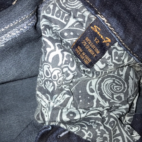 NWT SEVEN7 Dark Washed Denim Jeans - Picture 7 of 7